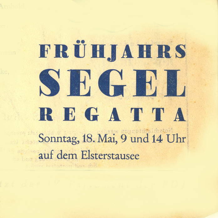 Frühjahrssegelregatta • 1952