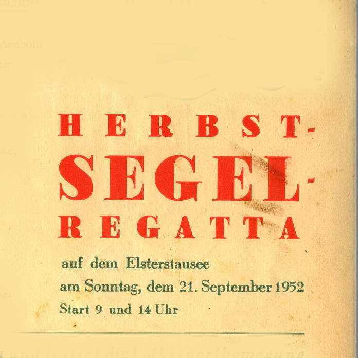 Herbstsegelregatta • 1952